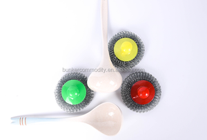 Grand tampon à récurer <span class=keywords><strong>de</strong></span> cuisine en acier galvanisé durable avec poignée - Product Image 6