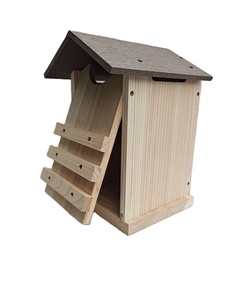 Fabbrica professionale per esterni in legno di cedro scatola di gufo casa con viti di montaggio e un sacchetto di trucioli di legno - Product Image 5