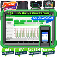 Stock local US/UK/UE, expédition en 3 jours, LAUNCH X431 PRO3S+ EV, outil de diagnostic bidirectionnel OBD2, codage ECU, scanner de véhicule.