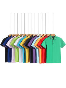 Uniformes de trabajo personalizados con logotipo bordado e impresión para negocios polos de manga corta para hombres - Product Image 4