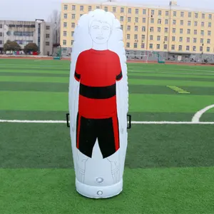 批发便携式可折叠耐用力量充气气体虚拟足球训练