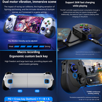 Control de Juego MIF Serie X15 USB-C para Teléfono Móvil y PC para Android/iOS con Bluetooth Plug-and-Play para Juegos en la Nube y Streaming