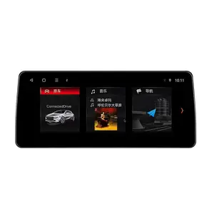Commercio all'ingrosso ihuella autoradio grande schermo con supporto Console Wireless lettore dvd auto Android auto per BMW 5 serie E60 10.25 pollici