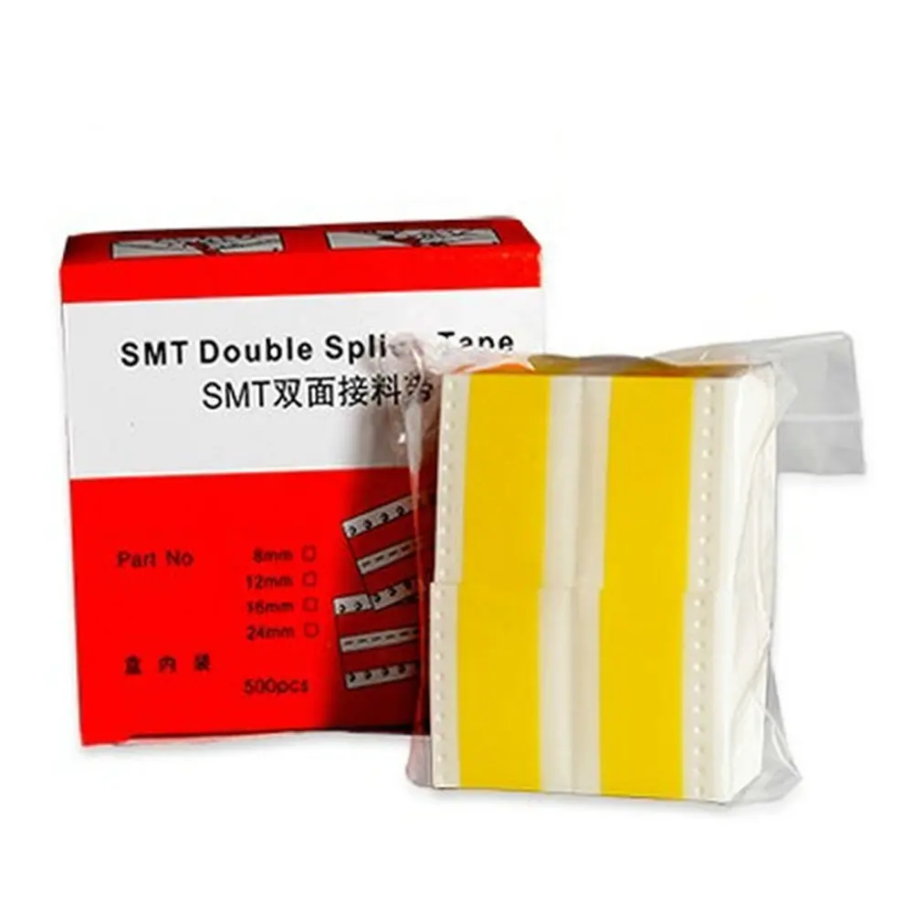 US $2.8 SMT Double splice Tape 8mm yellow 500pcs/box use on your SMD reels to be spliced