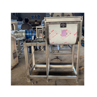 Cuve de mélange horizontale en acier inoxydable 100L SS304 SS316, agitateur émulsifiant à faible vitesse pour poudre, farine, moteur principal