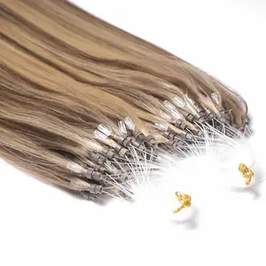 Prezzo competitivo micro collegamenti estensioni dei capelli ricci micro link estensioni dei capelli umani applicate alle estensioni dei capelli