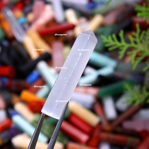 หินคริสตัลธรรมชาติขายส่ง งานฝีมือคริสตัล โรสควอตซ์ คริสตัลพอยท์ทาวเวอร์ แท่งอะเมทิสต์ - Product Image 2