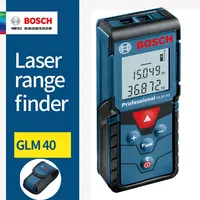 Télémètre laser professionnel GLM40 40M, électronique, portable, infrarouge, avec affichage LCD en profondeur, instrument de mesure pour la mesure de pièces