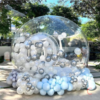 Dôme gonflable transparent en PVC pour enfants, type igloo, avec tunnel, taille personnalisée, garantie 3 ans, pour l'extérieur
