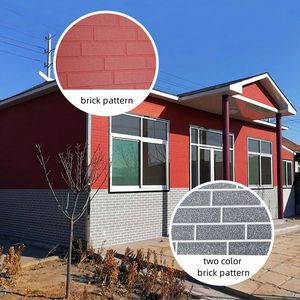 Pannello Sandwich in Schiuma di Poliuretano Isolante per Pareti Esterne, Spessore 16mm, Leggero, Isolamento Termico, Rivestimento Metallico per Case - Product Image 3