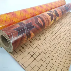 Soft And Noise-Proof 0.9Mm--3.0Mm Thickness Pvc Flooring Sponge In Roll Plastic Vinyl Linoleum Floor Covering Carpet Sheet Mat
