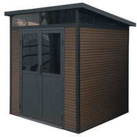 Vente directe usine – Panneaux sandwich WPC série D pour maisons modernes en acier et bois, appartements, halls, chambres, abris de jardin, villas