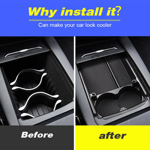 Vtear ABS Central voiture accoudoir boîte de rangement style conteneur support accessoires pour <span class=keywords><strong>Tesla</strong></span> modèle <span class=keywords><strong>X</strong></span> S Xl Auto - Product Image 4