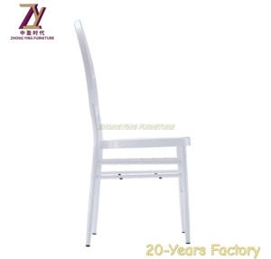 Vente en gros d'usine de meubles pour banquet, chaises empilables à dossier rond en métal, mariage pour fête - Product Image 4