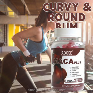 OEM Factory Maca Capsules Enhance Loot Increase &amp; Strengthen Buttocks Natural <strong>Herbal</strong> <strong>Supplement</strong> 60 Pills/Bottle <strong>for</strong> <strong>Men</strong>/Women - Product Image 2
