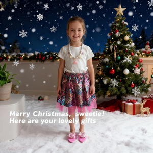 Set Tutù da <span class=keywords><strong>Sirena</strong></span> con Accessori per Feste <span class=keywords><strong>di</strong></span> Bambine, Set Corona da Principessa per <span class=keywords><strong>Giochi</strong></span> <span class=keywords><strong>di</strong></span> Ruolo - Product Image 2