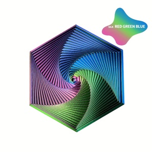 Juguete Antiestrés Hexagonal de Plástico Ecológico Impreso en 3D y Cubo Infinito |   Juguetes Sensoriales para Aliviar el Estrés y la Ansiedad en Niños, Juguetes para el Escritorio - Product Image 1