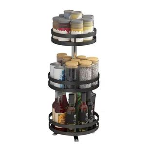 Estante giratorio para condimentos de cocina, nueva encimera, aceite, Sal, salsa, vinagre, plato giratorio de almacenamiento para uso doméstico y almacenamiento de especias - Product Image 1