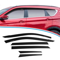 Protecteur de pare-brise noir du fabricant, pare-pluie chromé pour Soueast DX8 plus 2020