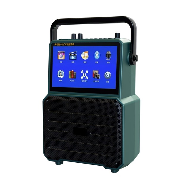Audio System with Screen Video Player, Home Portable Outdoor Karaoke BT Speaker