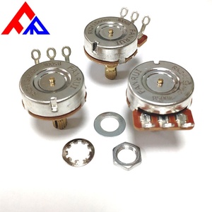 Manufacturer's Direct Sales CTS Same Rotary Potentiometer 10K Metal Shaft Electric Guitar Bass <b>Knob</b> Volume <b>Copper</b> Potentiometer - Product Image 4