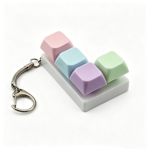 Porte-clés anti-stress style <span class=keywords><strong>Tetris</strong></span>, clavier macaron, jouet sensoriel souple pour enfants et adultes - Product Image 6
