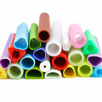 Couverture de tube LED en silicone extrudé sur mesure, résistante à la chaleur, flexible, diffuseur de lumière néon, manchon découpable, longueur personnalisable pour LED