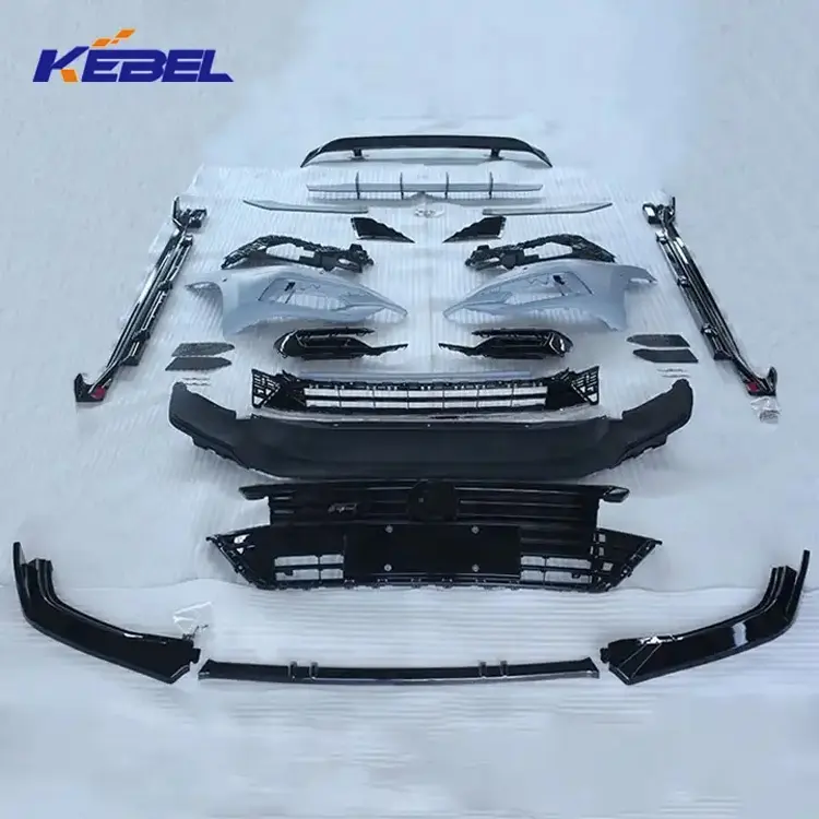 KEBEL modificado partes do corpo tuning pára-choques dianteiro lip set pára-choques dianteiro do carro conjunto para VW Passat CC 2019