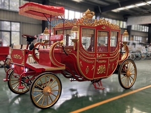 Carruaje de Lujo de Última Generación, Estilo Real Europeo, con Caballos y Eléctrico, para Bodas y Turismo, Transporte Especial - Product Image 4