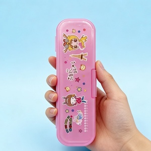 Estuche de Lápices de Plástico para Estudiantes Escolares, Niños y Niñas, Estuche de Lápices Escolar con Dibujos Animados, Estuche de Almacenamiento para Niños - Product Image 6