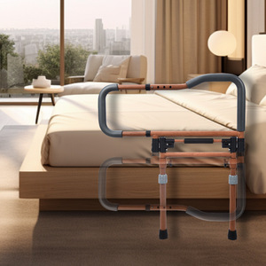 Wei Yikang Safety Rail For Elderly Adjustable Height <b>Folding</b> <b>Bed</b> Rail Assistive Walking Aid With Heat Transfer Handrail - Product Image 3
