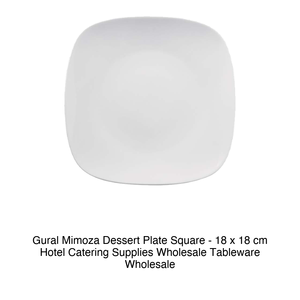 Assiette à dessert carrée Mimoza 18 × 18 cm Gural -12-Mmz21 - Product Image 2