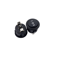 10A250V16A125V 3P Interrupteur à bascule rond sur le panneau Taille du trou 20mm pour les produits électroniques