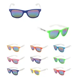 Солнцезащитные очки с разноцветными зеркальными линзами, 2024