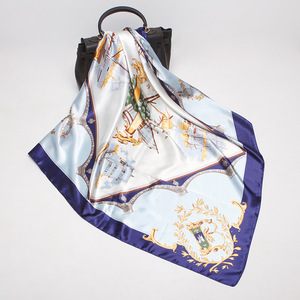 Easy Way women's 35 "Satin Square Silk come sciarpe per capelli e foulard per dormire - Product Image 1