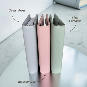 Agenda à feuilles mobiles personnalisé de haute qualité en cuir PU imprimé A5, reliure rigide, pages intérieures personnalisables, enveloppe pour argent liquide - Product Image 3