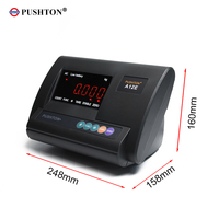 Báscula de Construcción PUSHTON A12E con Pantalla LED Digital, Capacidad de Carga de 3000 kg, 220V, Sensores de Fuerza e Indicadores de Celdas de Carga