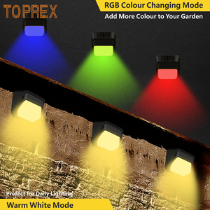 Lampe solaire murale extérieure TOPREX à prix avantageux, étanche IP65, sans fil, éclairage vers le bas, pour décoration de <span class=keywords><strong>jardin</strong></span> - Product Image 2