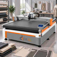 Machine de découpe textile CNC à alimentation automatique avec couteau oscillant pour sacs en toile, tissus vestimentaires et cuir