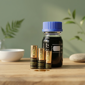 Aceite de Agarwood Puro de Kalimantan Oudvara 3ml, Fragancia Natural de Oud en Botella Pequeña de Vidrio para Aromaterapia y Relajación Diaria - Product Image 2