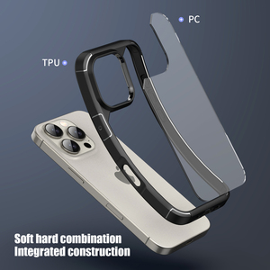 Custodia per telefono in tinta unita per <span class=keywords><strong>iPhone</strong></span> 15 pro 14 13 11 XS Max antiurto <span class=keywords><strong>Cover</strong></span> paraurti per <span class=keywords><strong>iPhone</strong></span> 16 custodie trasparenti - Product Image 4