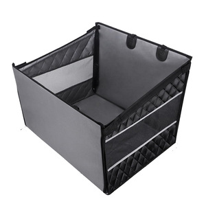 Protector de Asiento de Coche para Mascotas Joymay Personalizado con Malla, Extensible, Seguro, Ajustable, con Base Rígida para el Asiento Trasero - Product Image 2