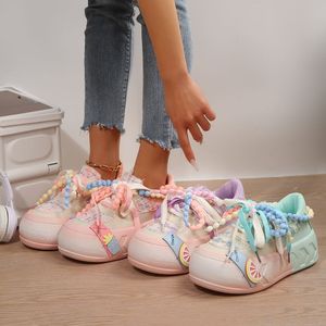 Chaussures De Femme Trendy Women's Fashion Mujer Platform Sneakers Casual <b>Shoes</b> - Product Image 4