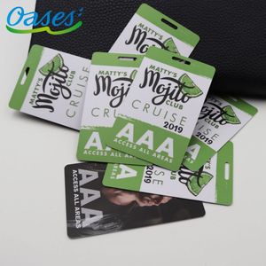 การออกแบบที่กําหนดเองคุณภาพสูงผ่านป้ายเหตุการณ์การประชุมบัตรเข้าถึงพลาสติก Vip - Product Image 2