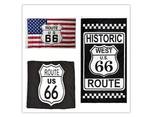 Offres Spéciales 100% Polyester 3X5ft personnalisé historique West US Route <span class=keywords><strong>66</strong></span> drapeaux impression numérique et populaire - Product Image 1