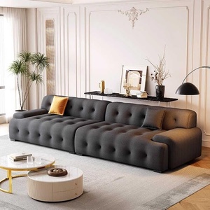 Canapé-lit minimaliste italien Roche <span class=keywords><strong>Bobois</strong></span> à une place, mobile, pour petits salons, bureaux, usage domestique, en tissu chenille à lignes droites - Product Image 5
