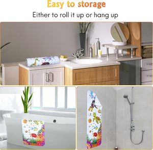 <span class=keywords><strong>Tapis</strong></span> de bain YIJU OEM/ODM extra long 100x40 cm avec impression de dessins animés, ventouses, trous de drainage, antidérapant pour douche et <span class=keywords><strong>baignoire</strong></span> - Product Image 2