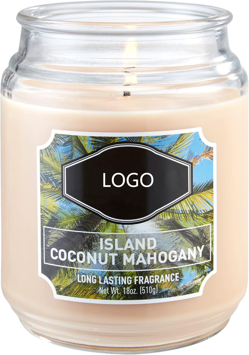 Acajou de noix de coco de l'île