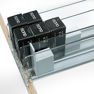 Secure-Grip Anti-Tip <b>Shelf</b> Dividers Stable Partition System for Tall Product Display - Product Image 3