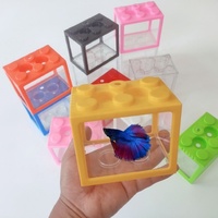 Aquarium portable décoration, Mini aquarium, animaux 100% en plastique